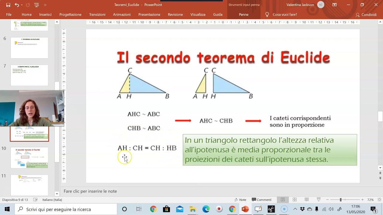 problemi sul teorema di euclide