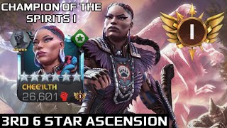 MY 3RD 6 STAR ASCENSION: CHEE'ILTH SHOWCASE | Champion of the Spirits Chapter I | Mcoc