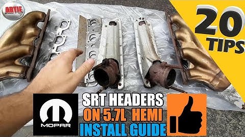 SRT-HEADERS op 5.7L HEMI-installatiehandleiding