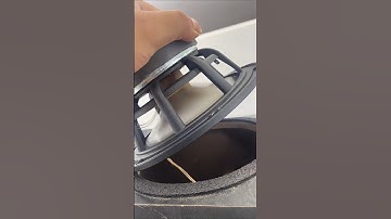 6.5" 30-60W metal cone mid-bass speaker #diy #funny