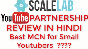 ScaleLab Network | Hindi Review | Best MCN for Small Youtubers ?