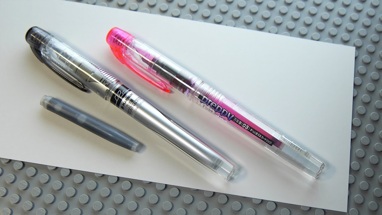 ASMR 얇고 저렴한 만년필 preppy 2.0 소개합니다.