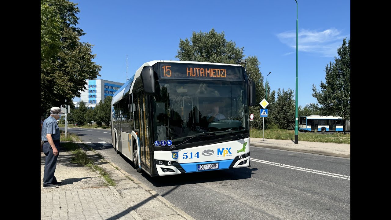 Solaris Urbino 18 IV #514 MPK Legnica linia 15 kierunek Huta Miedzi