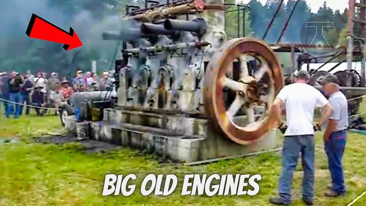 Big Unique Old Engines Starting Up Sound That Will Blow Your Ears  1