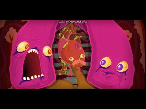 Kötü Beslenen Adamın Organları Kısa Animasyon