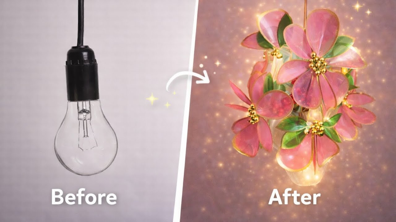 "Diy pintrest room decor"|Boring bulb--»Pintrest decor💡🌸”