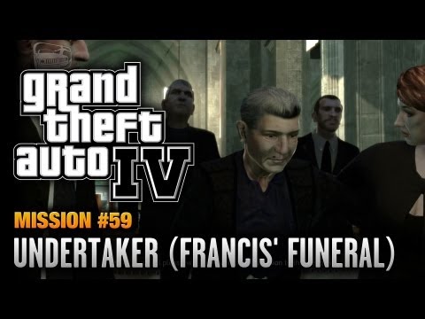 GTA 4 - Mission #59 - Undertaker [Francis' Funeral] (1080p)