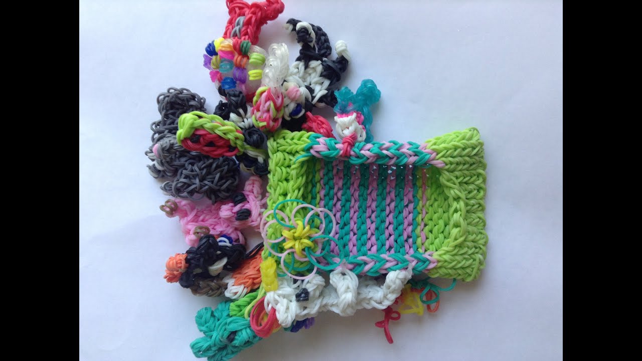 DIY Rainbow Loom Phone Case + 15 DETACHABLE Charms! YouTube