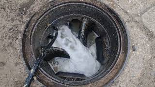 Delicious Blocked Drain Jetted in London - Wet Wipes &amp; More - High Pressure Jetting - #EuroDrainRat