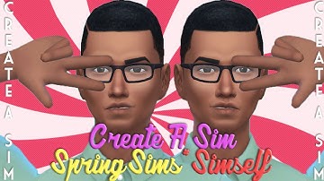 The Sims 4: Create A Sim // Simself #SpringSims