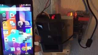 Raspberry Pi garage door opener app