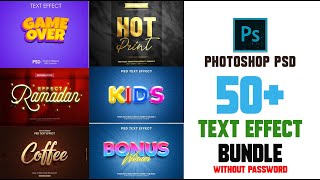 How to make 3d text effect in photoshop, 50+ 3d #text_effect   PSD Free Download