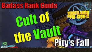 Borderlands The Pre Sequel Badass Rank Guide Cult Of The Vault Pitys Fall