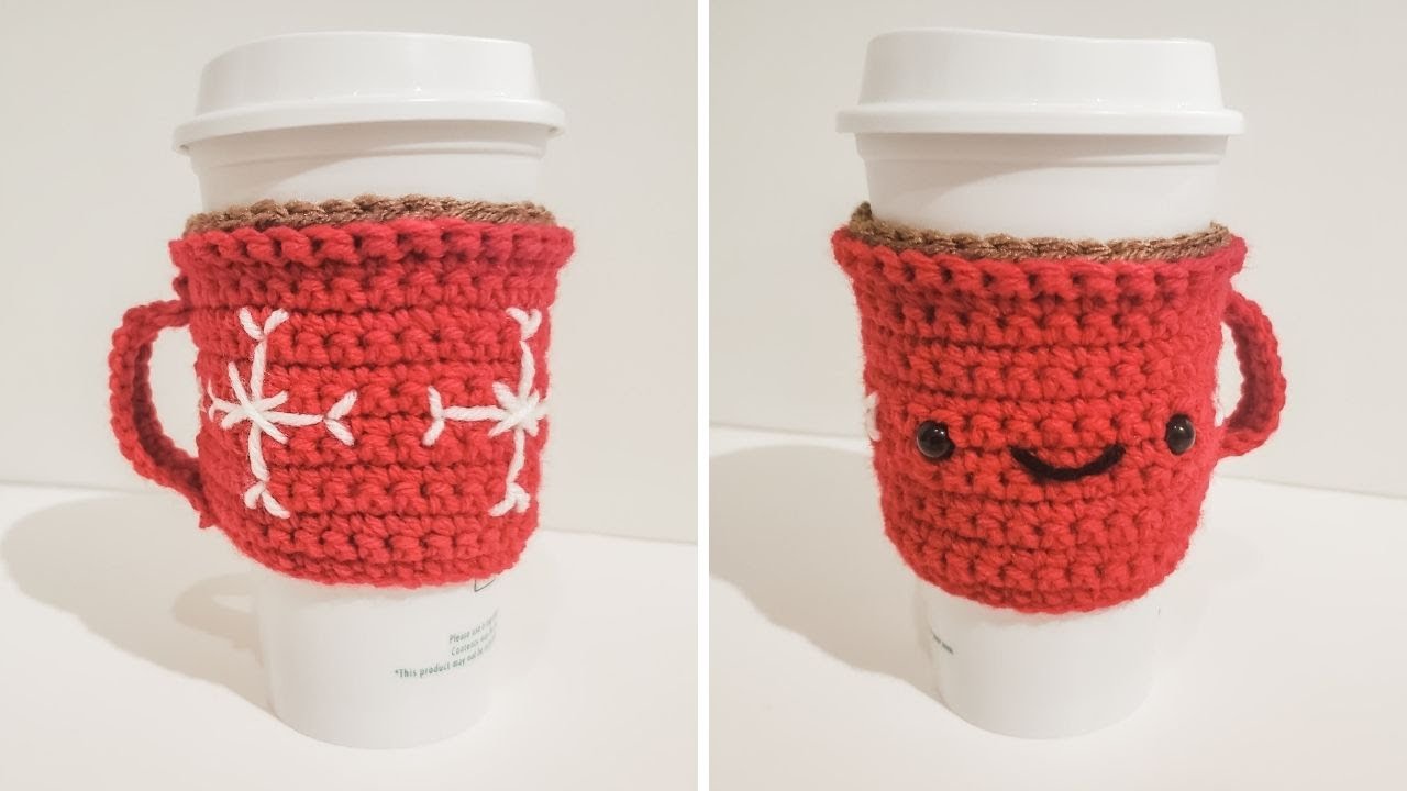 Free cup sleeve template to make eco coffee cup cozies!