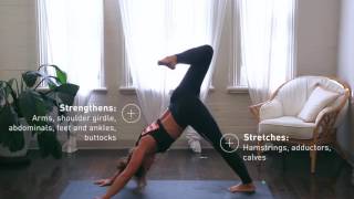 How to do a Three-Legged Dog stretch