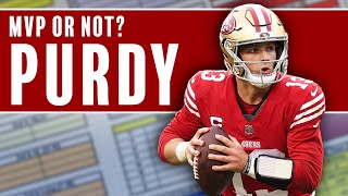 DEBUNKED: Brock Purdy for MVP | The Play Sheet