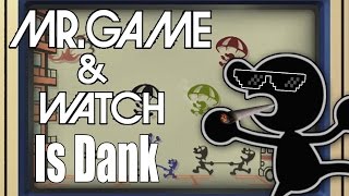 Mr. Game and Watch is Dank, Better Nerf  Super Smash Bros. For Wii U Montage