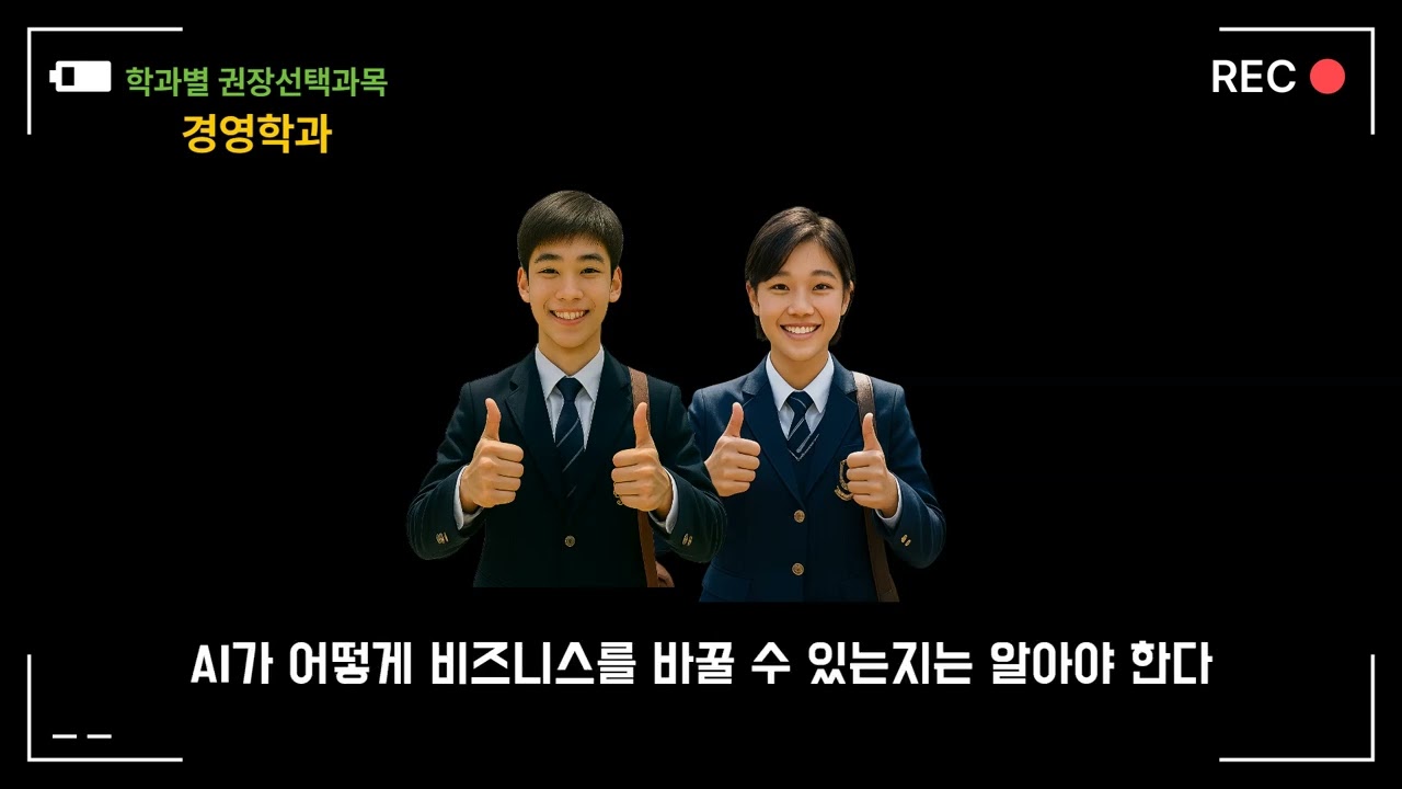 경영학과 권장 선택과목 안내