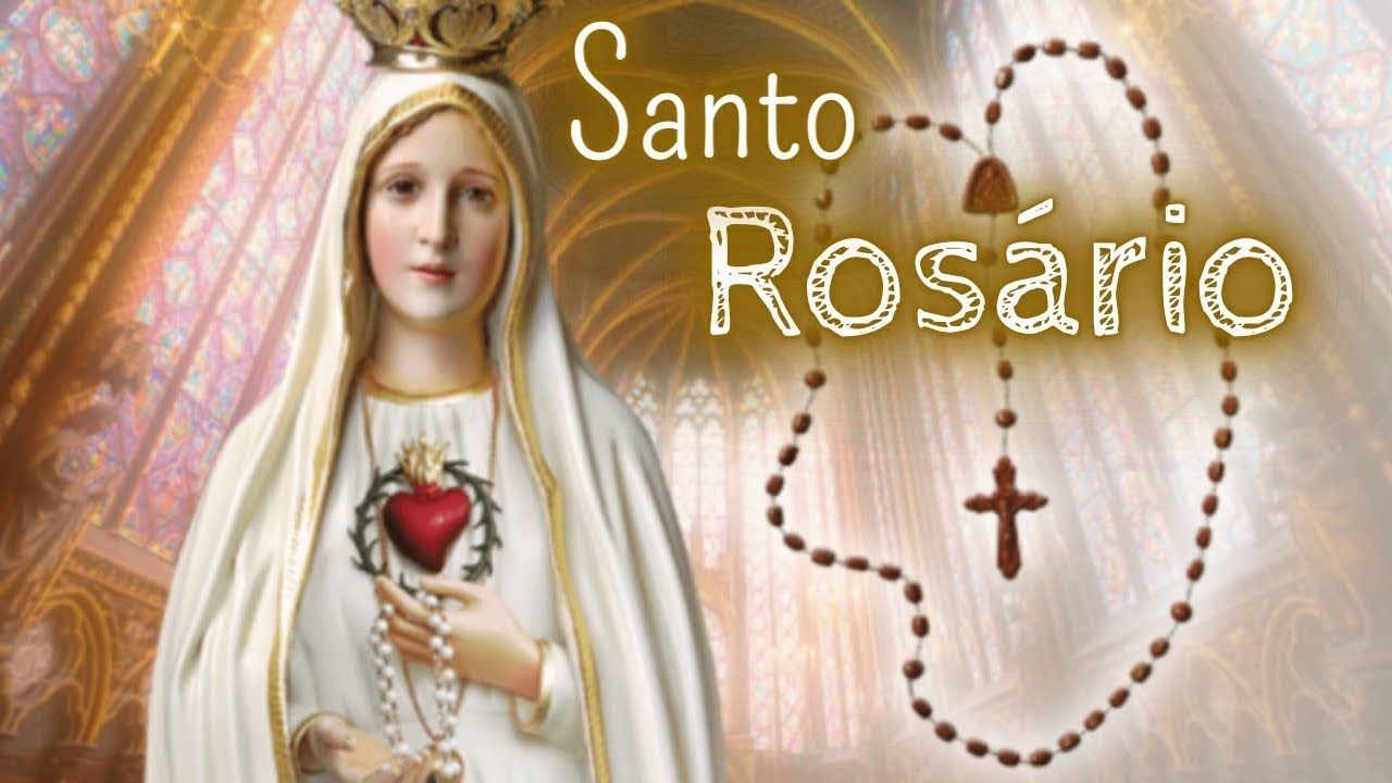 SANTO ROSÁRIO Mistérios Gozosos, Luminosos, Dolorosos e Gloriosos para todos os dias. #santorosario