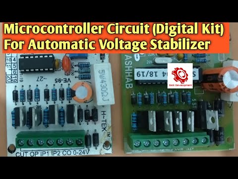 MicroController Kit/Digital Circuit For Automatic Voltage Stabilizer 60V.90V.140V.|Skill Development