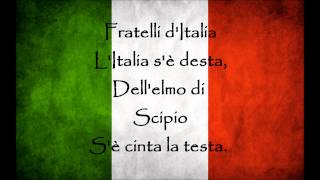 Vignette de la vidéo "Himno de Italia + Letra (Testo)"