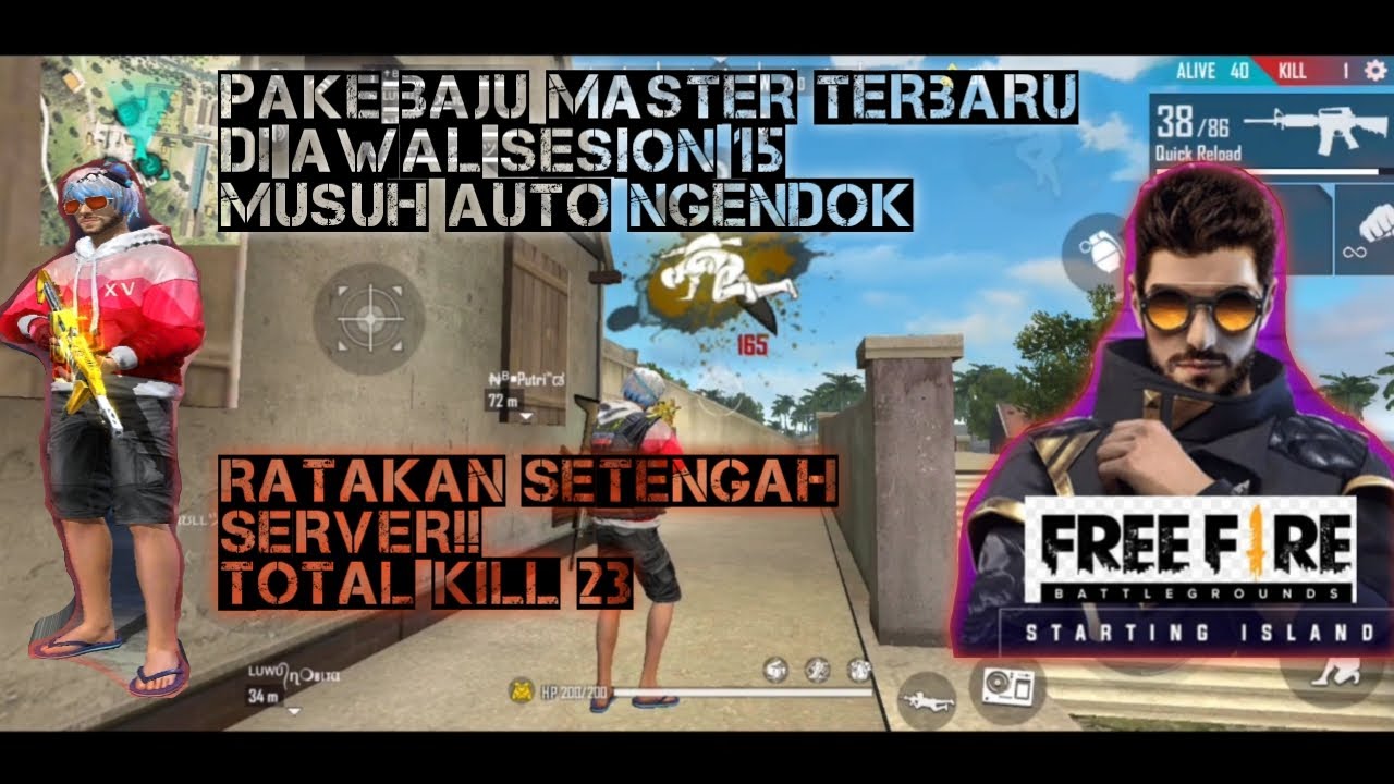 Squad mode rank pake baju master season 15 terbaru, musuh auto ngendok