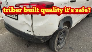 Renault Triber Accident Triber Built Quality 2020 Model Unexpected