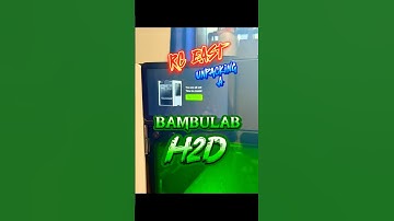 #unboxing #bambulab #h2d #asmr #3d #diy #fyp #3dprinter #laser #setup #3dprinted @BambuLab #howto