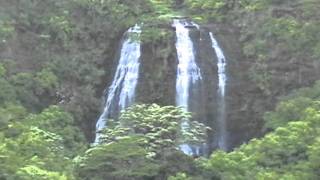 Opaekaa Falls On Kauai