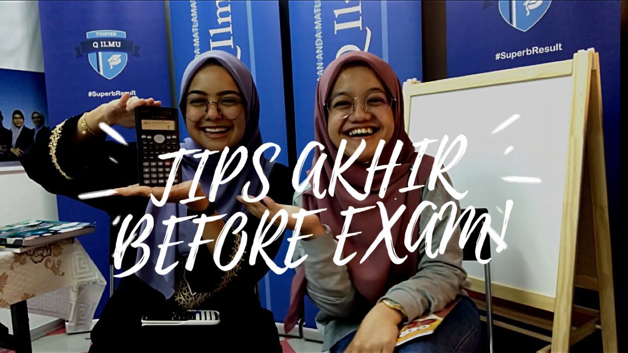 Tips Akhir before exam! YouTube