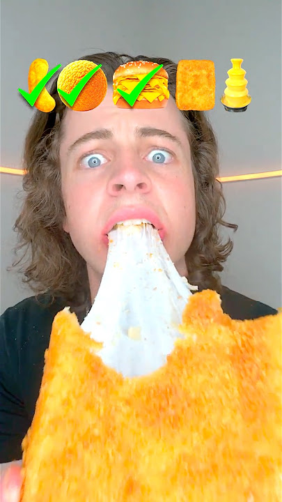 Giant Cheese Snacks ASMR!? 🧀🤤