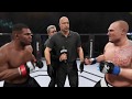 Mike Tyson vs. Shawn Jordan (EA Sports UFC 2) - CPU vs. CPU 🥊