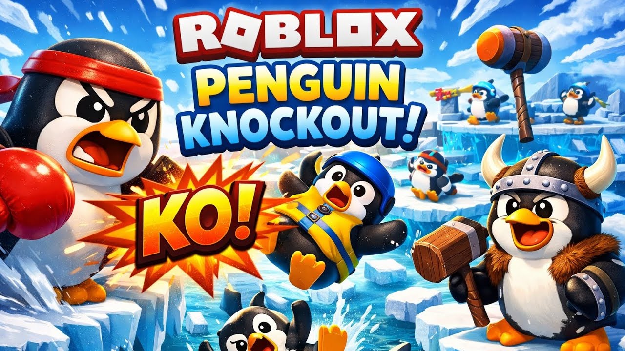WE PLAYED ROBLOX PENGUIN KNOCKOUT YouTube we-played-roblox-penguin-knockout-youtube
