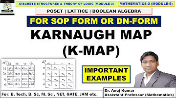 Karnaugh Map (k-Map) | K-Map for SOP Expression | K-Map Examples | K-Map Simplification | K-Map