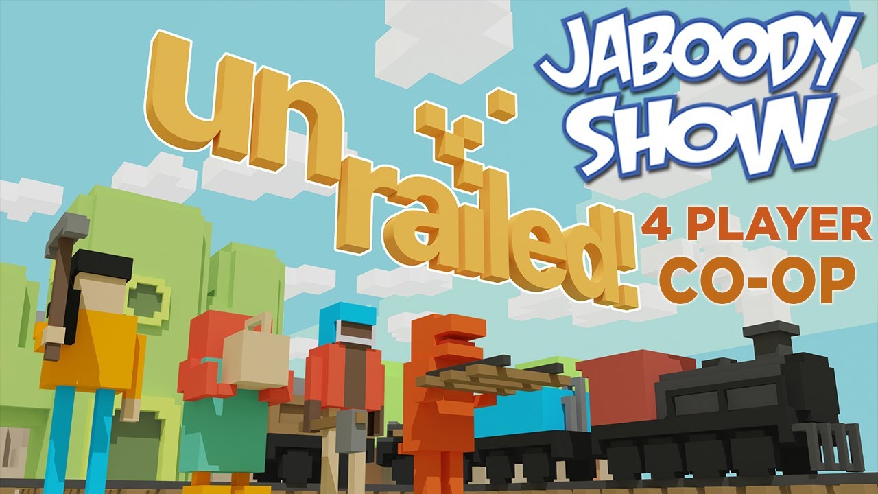 Unrailed! 4 Player Coop Jaboody Show Full Stream YouTube