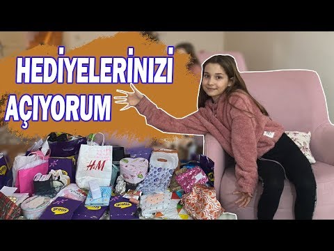 Hediyelerinizi Açıyorum. Ecrin Su Çoban Antalya Buluşması Hediyeleri.