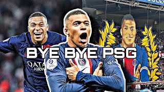 Kylian Mbappe final match with Paris before his move to Real Madrid
