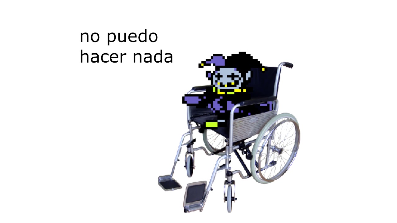 Jevil In Wheel Jevil está en silla de ruedas - YouTube