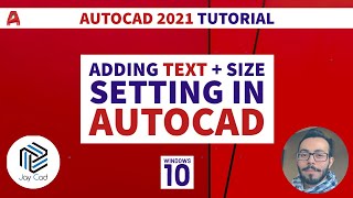 Autocad Text Tutorial | How To Add Text in Autocad 2021