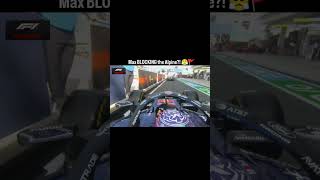 Max Verstappen BLOCKS Alpine in Pitlane! 😤 Penalty?! #Shorts