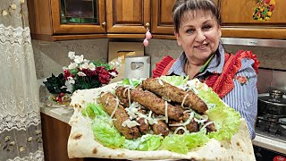 Нереально вкусное блюдо на праздничный стол вместо шашлыка и котлет! Люля - кебаб в духовке!