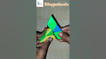 Solve pyraminx cube || How to solve pyraminx cube || Solve cube #short
