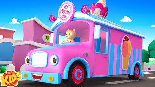 Wheels On the Ice Cream Truck Go Round And Round & More Nursery Rhymes , Children Songs