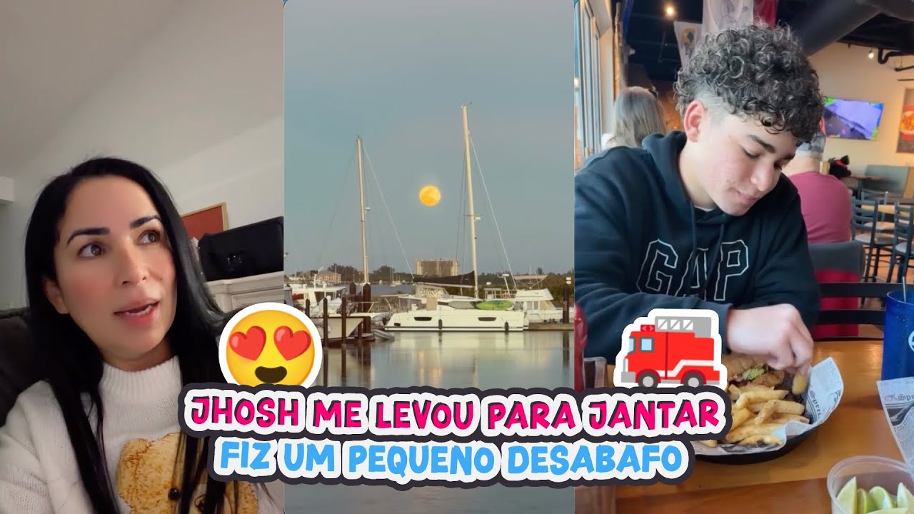 JHOSH ME LEVOU PARA JANTAR+FIZ UM PEQUENO DESABAFO!