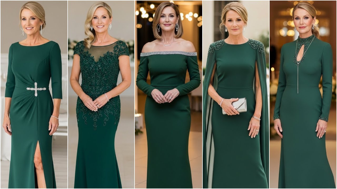 Moss Green Mother of the Bride Dresses: Classy & Flattering Wedding Guest  Gowns for 2026