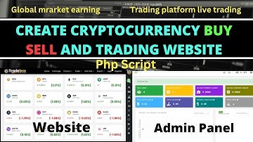 Complete CryptoCurrency Buy Sell and Trading website |  Php Scripts | 2