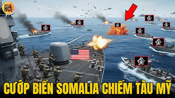 35 Thuyền Cướp Biển Somalia Tấn Công Tàu Hậu Cần Mỹ, Trận Chiến Kinh Hoàng Lúc 3 Giờ Sáng