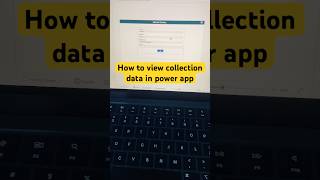 How to view collection data in power app #quicktips #powerapps #shorts