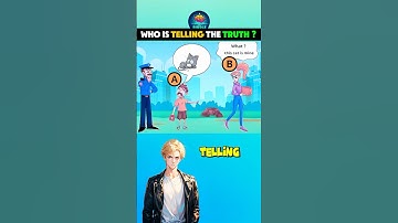Who is telling the truth? #quiz #riddle #riddleoftheday #viral #shorts