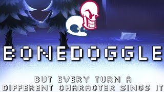 Bonedoggle But Every Turn A Different Character Sings It  Friday Night Funkin